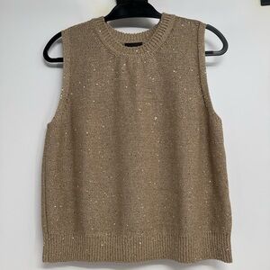Akris Womens Sleeveless Vest Sweater Size US 12 Sequin